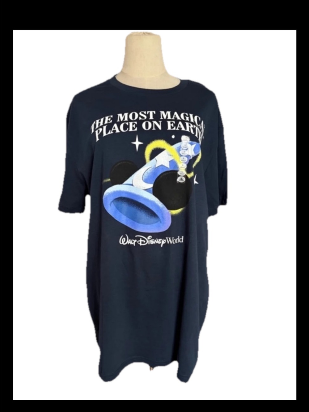 Disney Sorcerer Mickey Mouse  Graphic Print x-Large Walt Disney world.